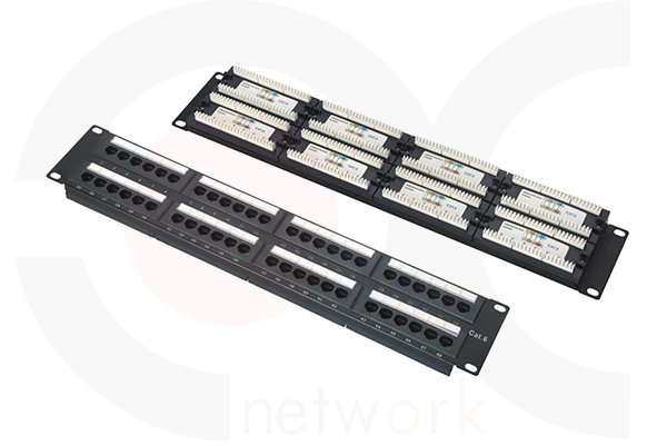 MR-PP-3013 — 19 Inch 2U 48 Ports UTP Patch Panel