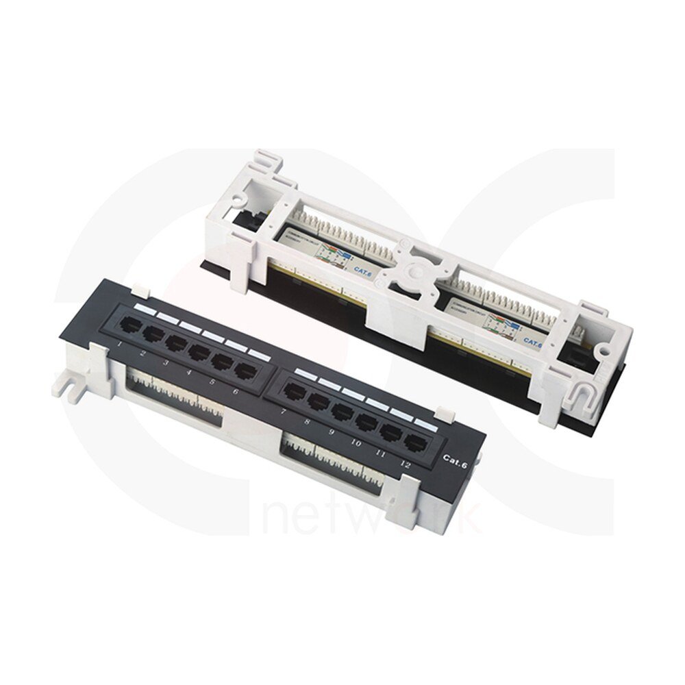 MR-PP-3016 — 10 Inch 1U 12 Ports UTP Patch Panel