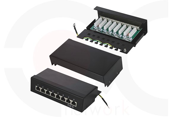 MR-PP-3021 — 8 Ports STP Patch Panel