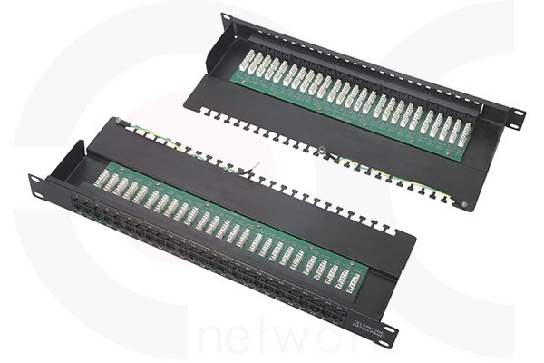 MR-PP-3024 — 19 Inch 1U 50 Ports Voice Patch Panel