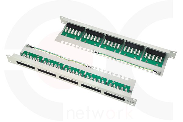 MR-PP-3025 — 19 Inch 1U 25 Ports Voice Patch Panel