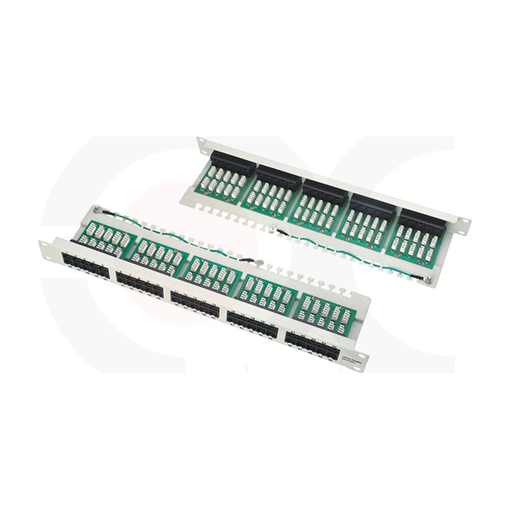 MR-PP-3026 — 19 Inch 1U 50 Ports Voice Patch Panel