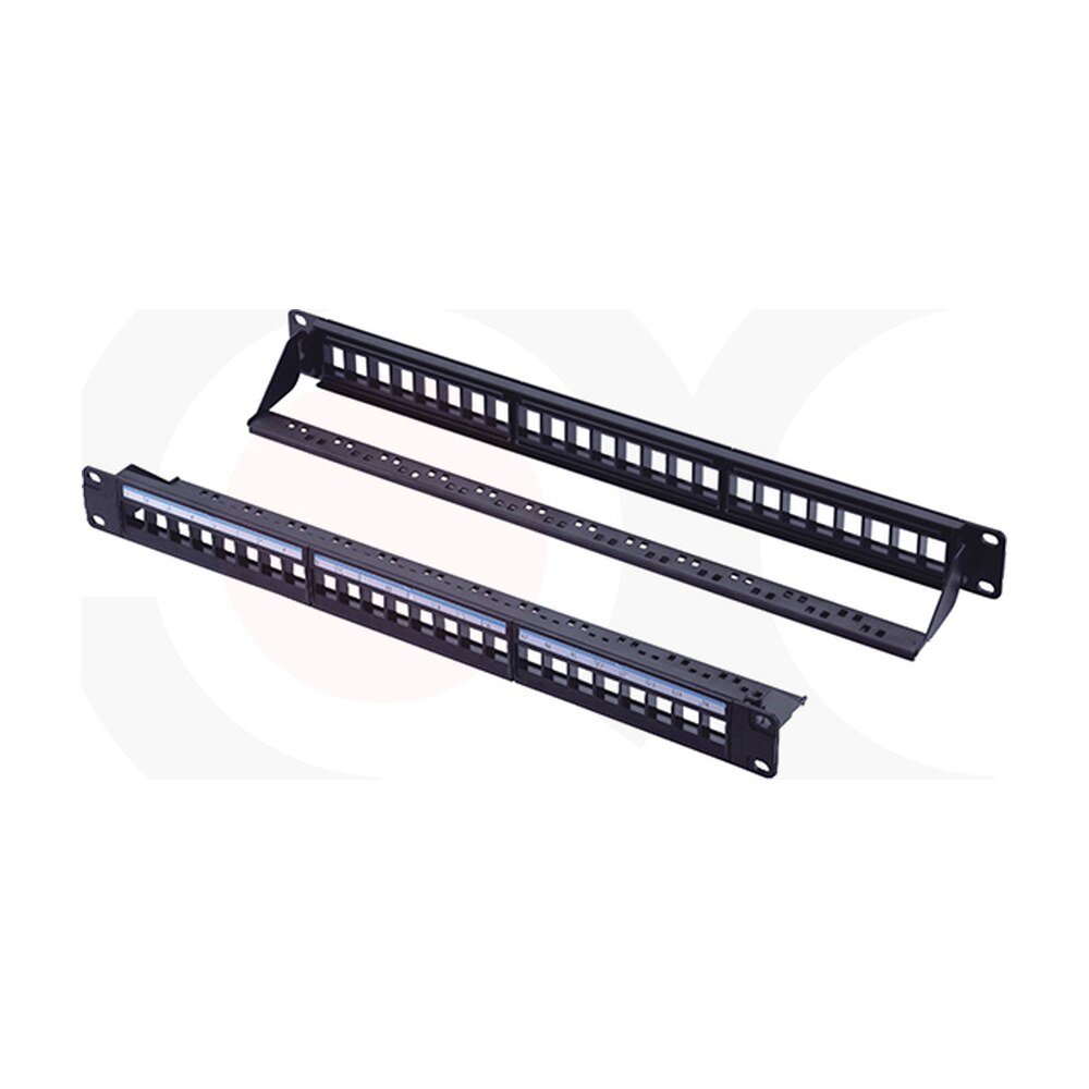 MR-PP-3029 — 19 Inch 1U 24 Ports UTP Blank Patch Panel