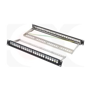 MR-PP-3031 - 19 Inch 1U 24 Ports STP/UTP Blank Patch Panel