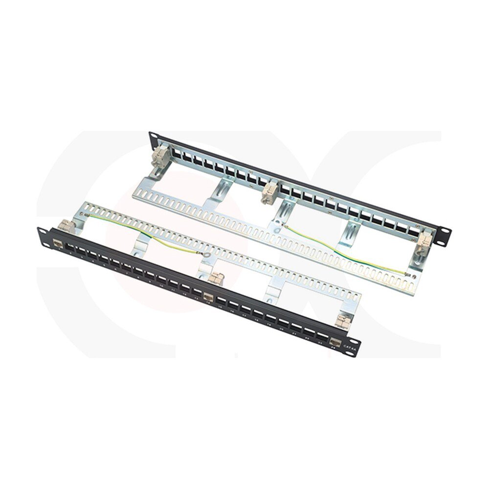 MR-PP-3032 — 19 Inch 1U 24 Ports STP/UTP Blank Patch Panel