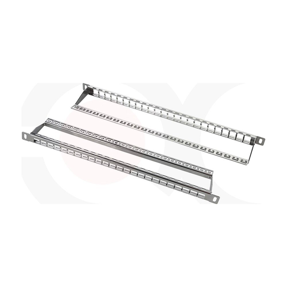 MR-PP-3035 — 19 Inch 0.5U 24 Ports STP/UTP Blank Patch Panel