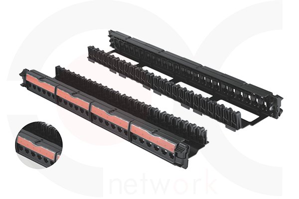 MR-PP-3037 — 19 Inch 1U 48 Ports UTP Blank Patch Panel