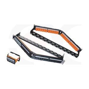MR-PP-3039 - 19 Inch 1U 24Ports UTP Blank Angle Patch Panel