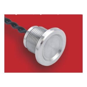 MR-PS123Z10YSS1 12 mm Piezo Push Button - Finger Location, 1NO Pulse, Stainless, IP68