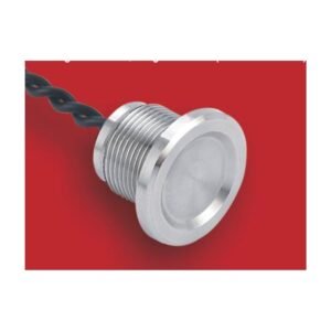 MR-PS123Z10YSS1 12 mm Piezo Push Button - Finger Location, 1NO Pulse, Stainless, IP68