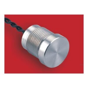 MR-PS165P 16 mm Piezo Push Button - Flat Operator 4.5 mm, IP68 / IP69K