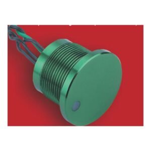MR-PS223P-DOT 22 mm Piezo Push Button - Flat Operator 3 mm, Dot Illumination, IP68