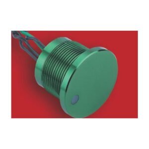 MR-PS223P-DOT 22 mm Piezo Push Button - Flat Operator 3 mm, Dot Illumination, IP68