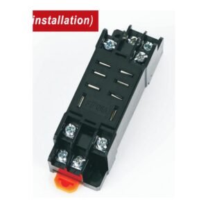 MR-SH2C-08T DIN-Rail Relay Socket, 8 screw terminals, 10 A