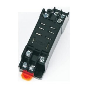 MR-SH2C-08T DIN-Rail Relay Socket, 8 screw terminals, 10 A