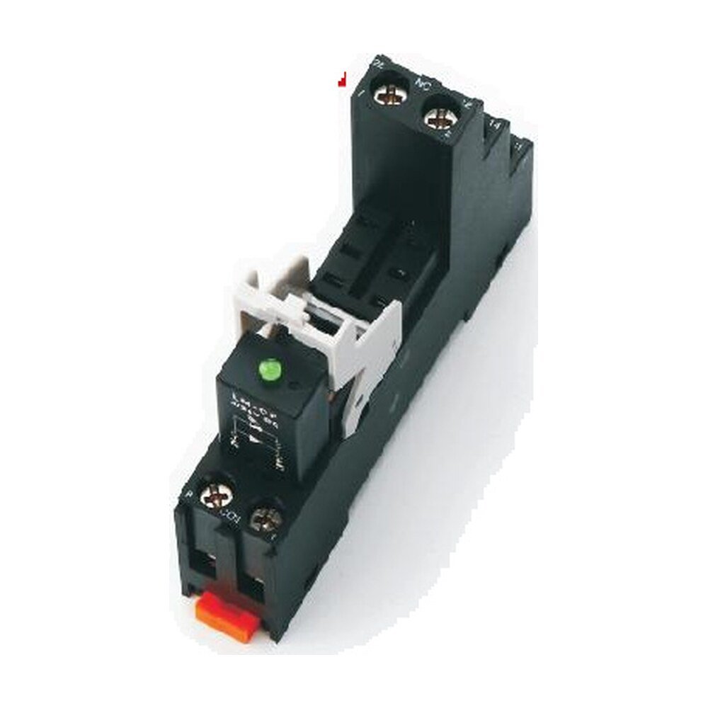 MR-SH2S-08TM DIN-Rail Relay Socket for ORU2SL Relays, with Protection Module
