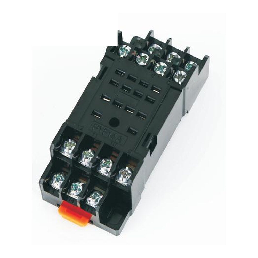 MR-SH2Z-14T DIN-Rail Relay Socket, 14 screw terminals, 5 A