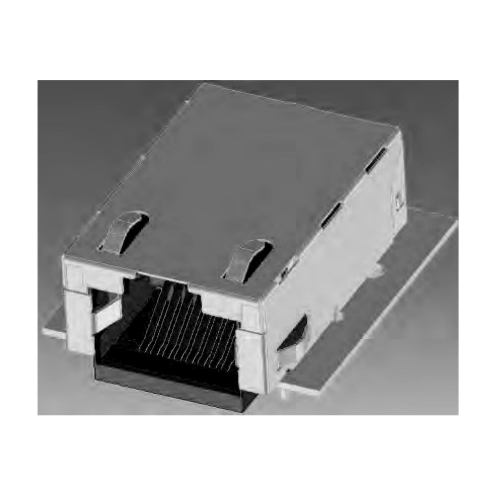 MR-TS-50167 RJ45 9.40H Jack with Transformer and LED