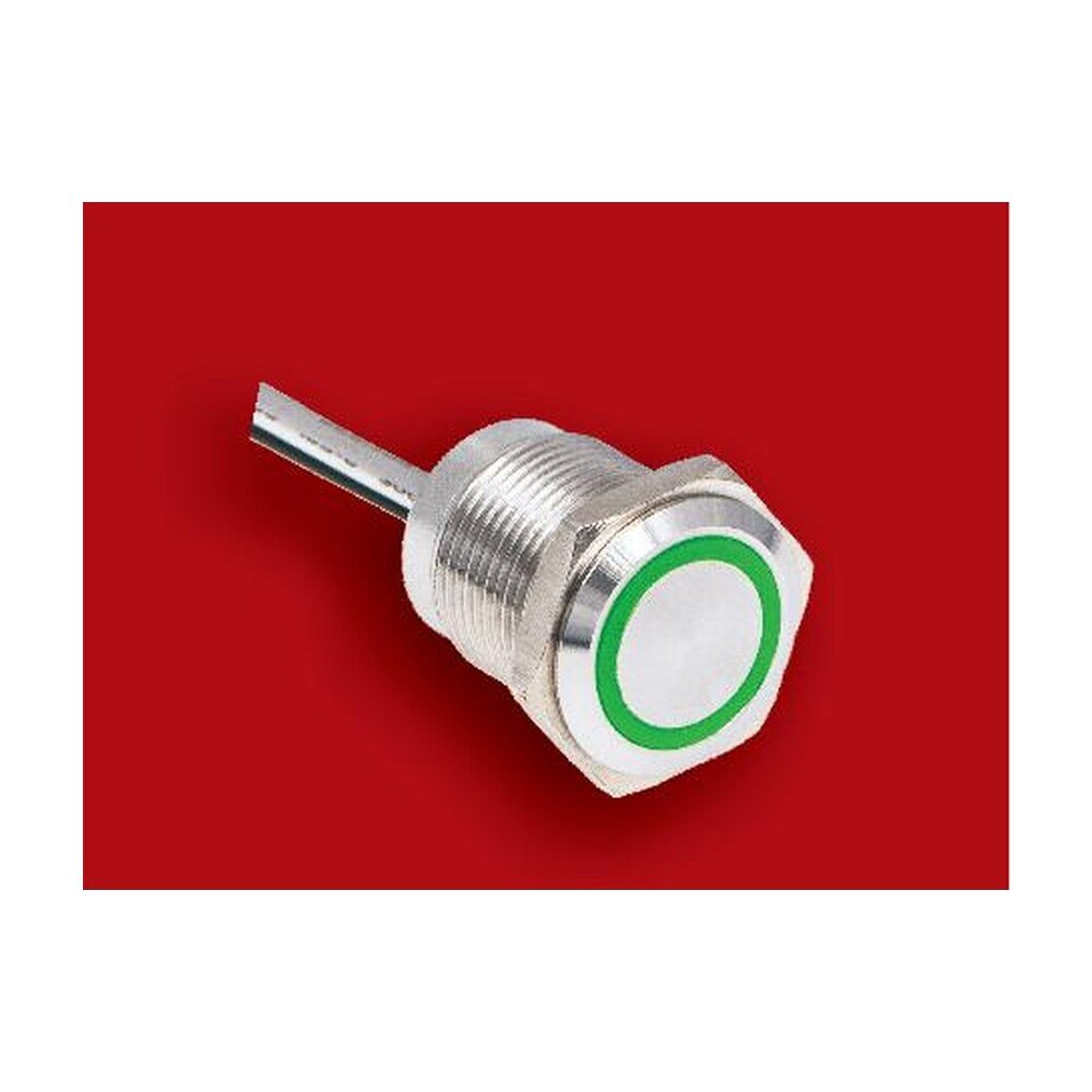 MR-TS16A 16 mm Touch Switch - Standard Thin Ring, Stainless, IP67