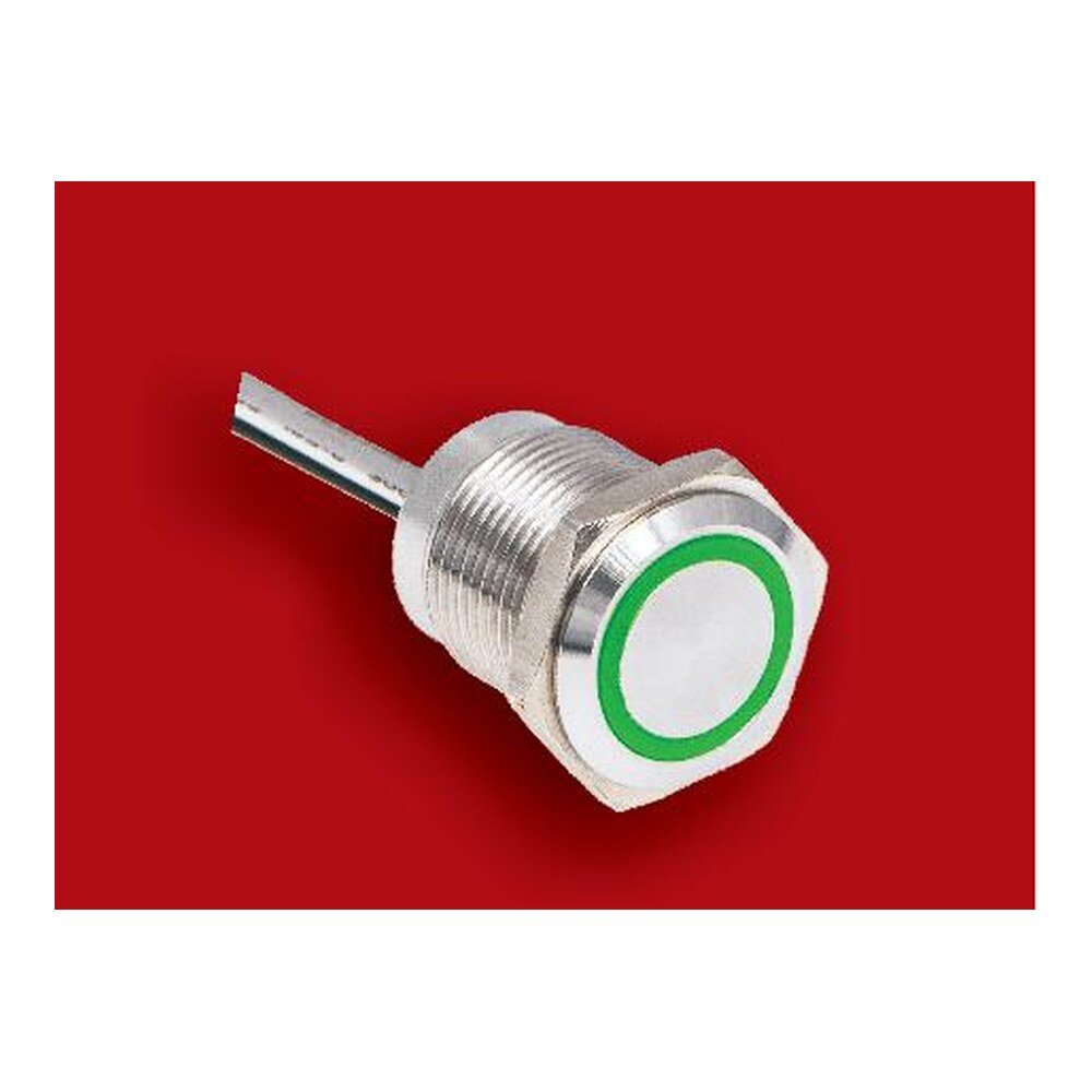 MR-TS16A 16 mm Touch Switch - Standard Thin Ring, Stainless, IP67