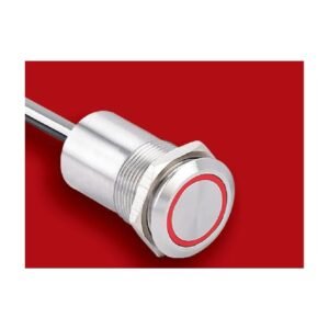 MR-TS19A 19 mm Touch Switch - Standard Thin Ring, Stainless, IP67