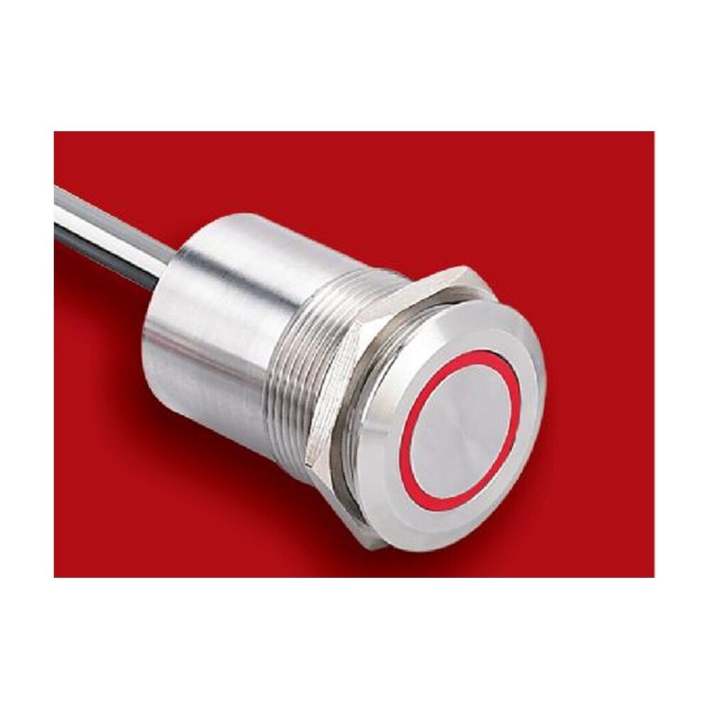 MR-TS22A 22 mm Touch Switch - Standard Thin Ring, Stainless, IP67
