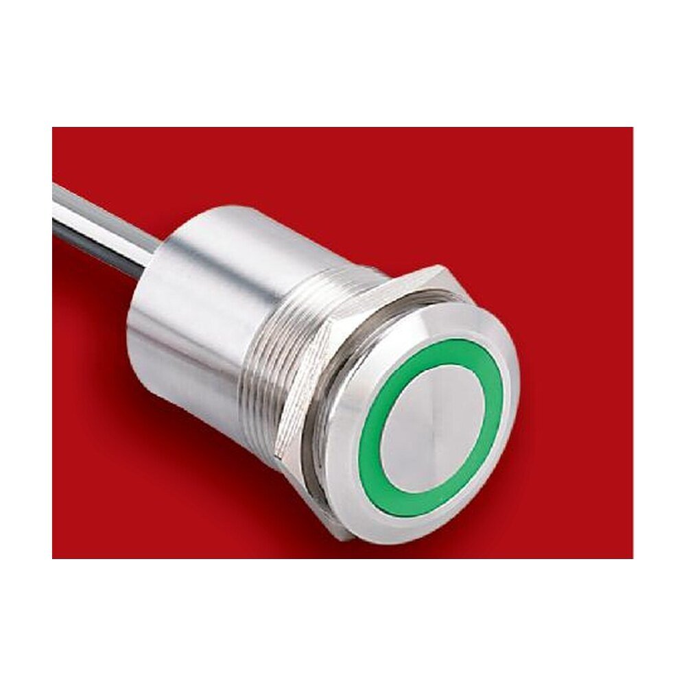 MR-TS22D 22 mm Touch Switch - Standard Large Ring, Stainless, IP67