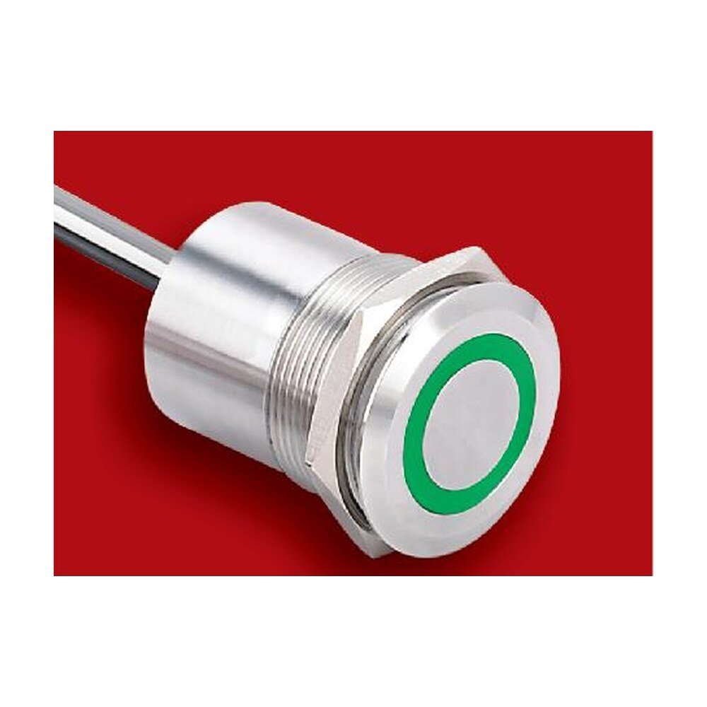 MR-TS25D 25 mm Touch Switch - Standard Large Ring, Stainless, IP67