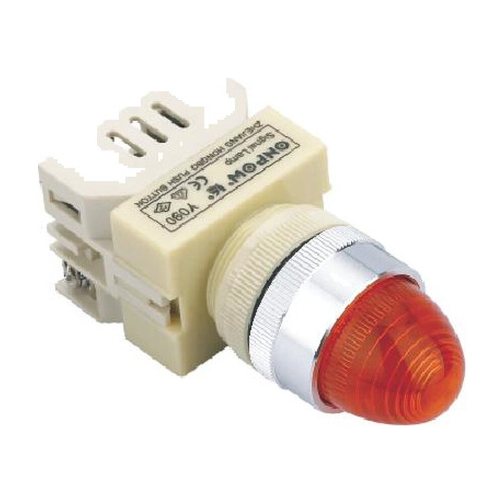 MR-Y090-BD 22 mm Domed Pilot Lamp - LED