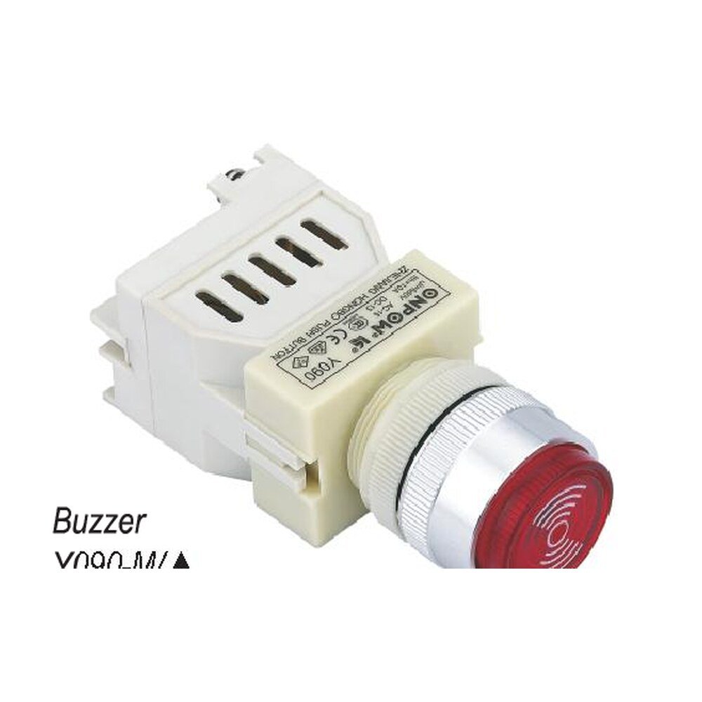 MR-Y090-M-B 22 mm Panel Buzzer - Continuous Tone