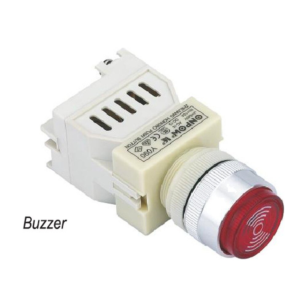 MR-Y090-S-FL 22 mm Flashing Light - Red, LED
