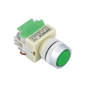 MR-Y090-S 22 mm Fast-Installation Push Button - Flat Head, Can Be Illuminated