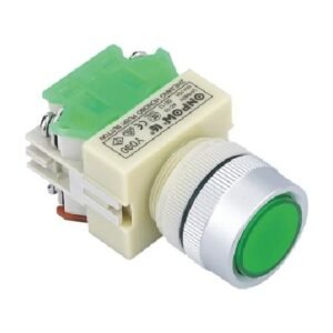 MR-Y090-S 22 mm Fast-Installation Push Button - Flat Head, Can Be Illuminated
