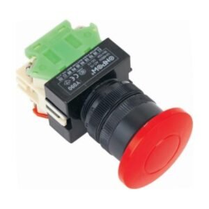 MR-Y090E-M 22 mm Mushroom Head Push Button - Economy Type, Can Be Illuminated