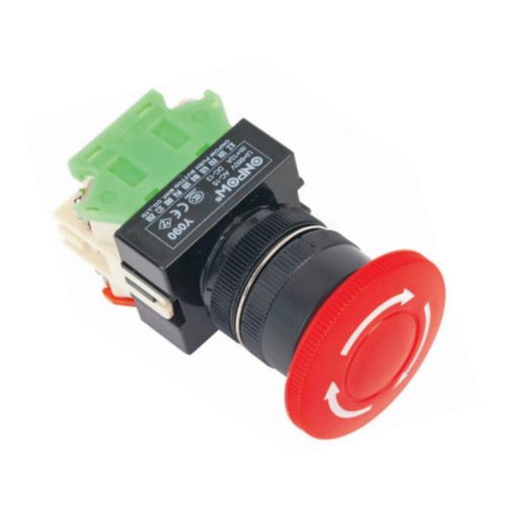 MR-Y090E-TS 22 mm Emergency Stop Switch - Economy Type, Ø40 mm, Can Be Illuminated