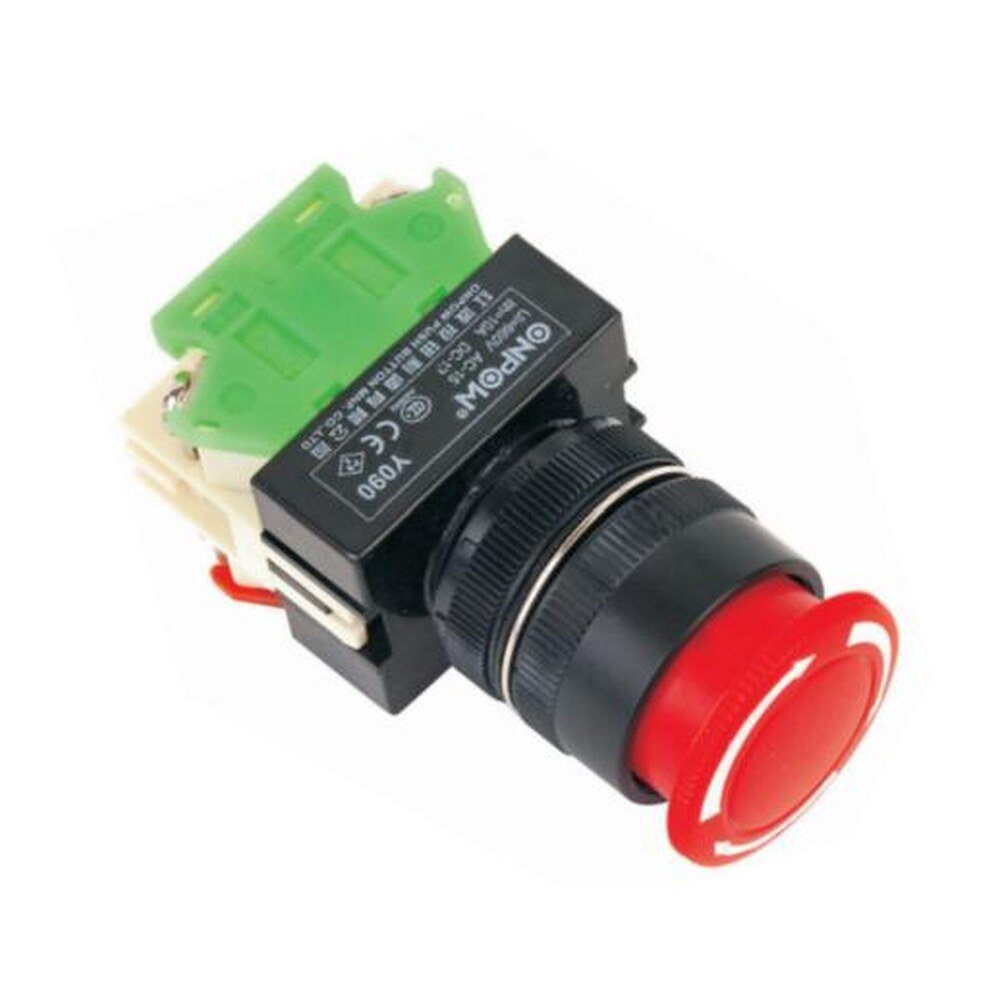 MR-Y090E-TSA 22 mm Emergency Stop Switch - Economy Type, Ø30 mm, Can Be Illuminated