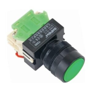 MR-Y090E 22 mm Push Button - Economy Type, Flat Head, Can Be Illuminated