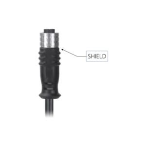 M12, Straight Female Connector, A-Coded to Unterminated Pigtail Cable, Available Pins 3, 4, 5, 8, 12, 17 MR-YL121006
