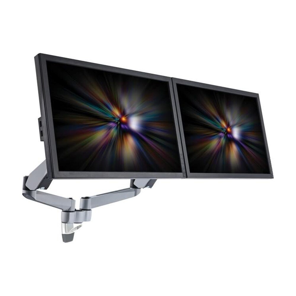 Dual Monitor Wall Mount w/ Spring Arm & Quick Release - MW-CDSA2