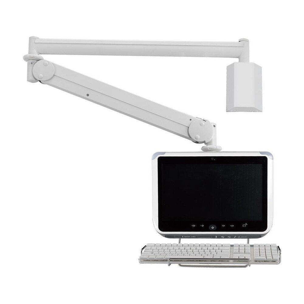 Monitor Arm - Long Reach w/ Keyboard Holder MW-M23PKN
