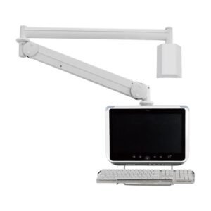 Monitor Arm - Long Reach w/ Keyboard Holder MW-M25PKN