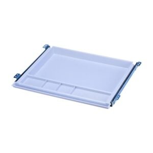 Sliding Pencil Tray - Low Profile Under Desk Design