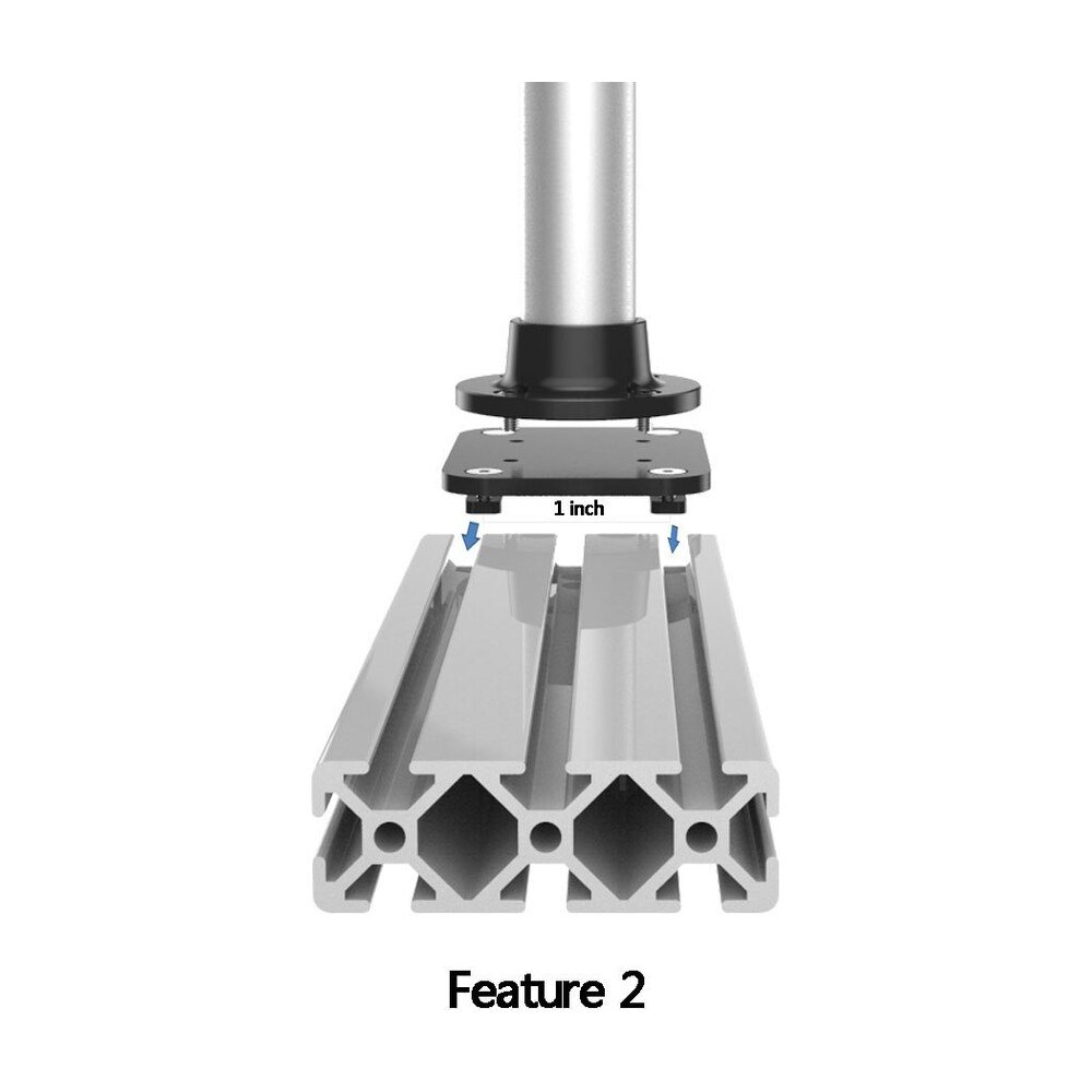 19.7" Pole with 7-in-1 Base - QTS-S5