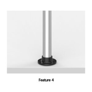 7-in-1 T Slot Desk Pole 11.8"