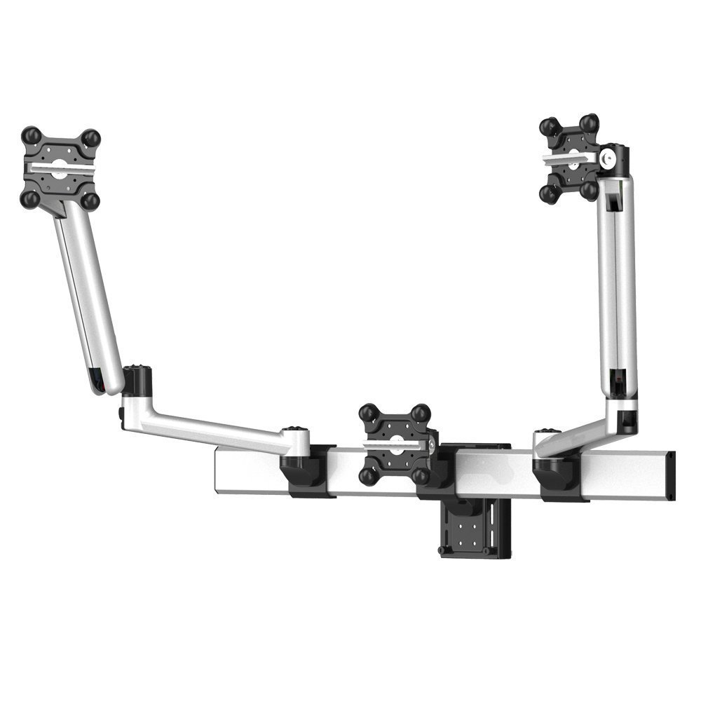 Triple VESA Mount for Slatwall Quick Release up to 35" Monitors - BL-S303
