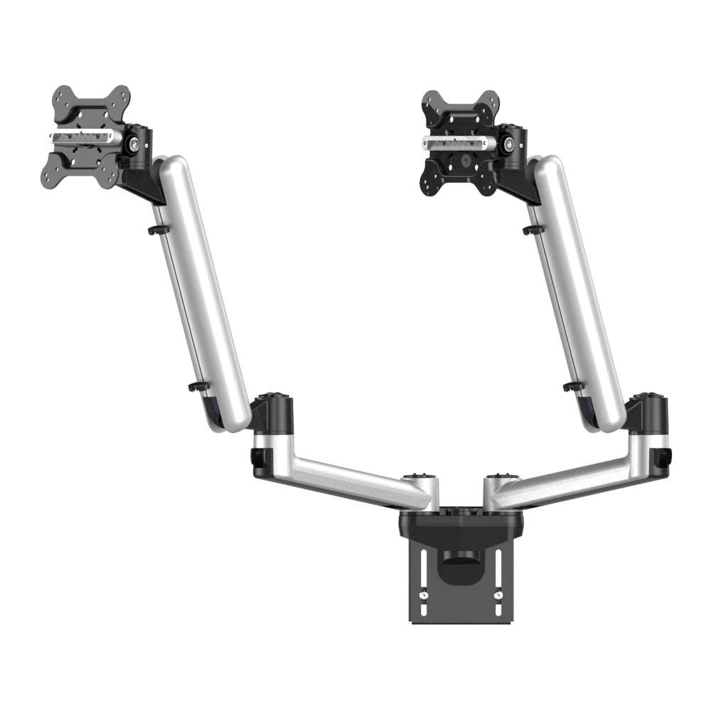 Dual Apple VESA Mount for Slatwall w/ Quick Release & Full Motion - BL-AS191