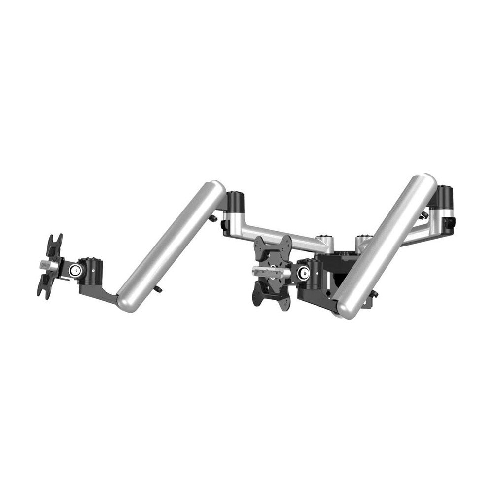 Dual Apple VESA Mount for Slatwall w/ Quick Release & Full Motion - BL-AS191