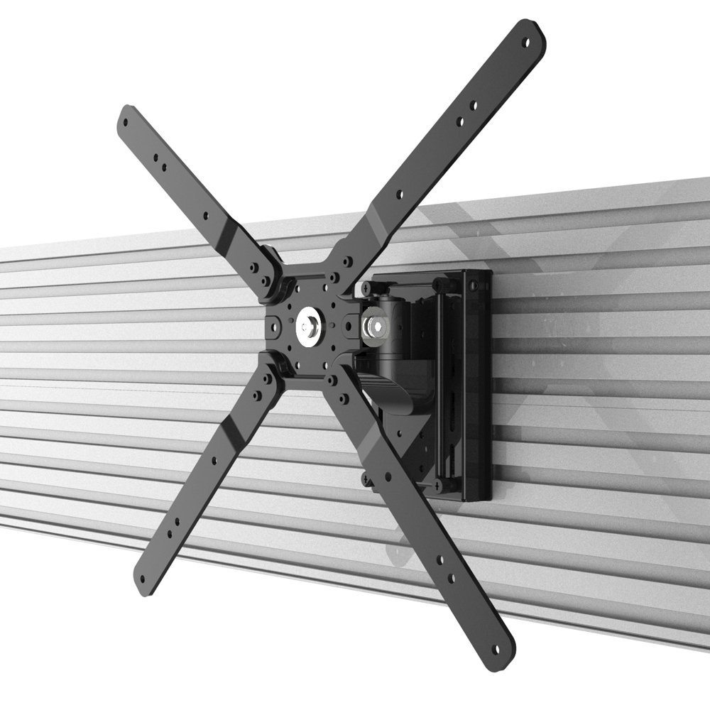 TV Slatwall Mount - Quick Release Low Profile & Rotating - BL-T354