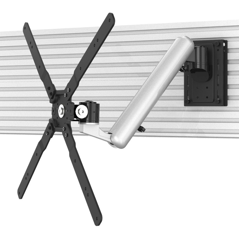 TV Slatwall Mount - Height Adjustable Rotating & Quick Release - BL-T357