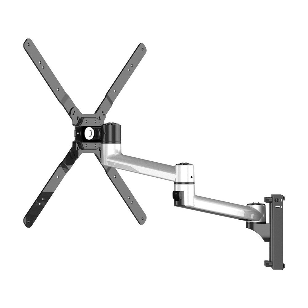 TV Slatwall Mount - Quick Release 32 to 50" Rotating & Double Arm - BL-T356